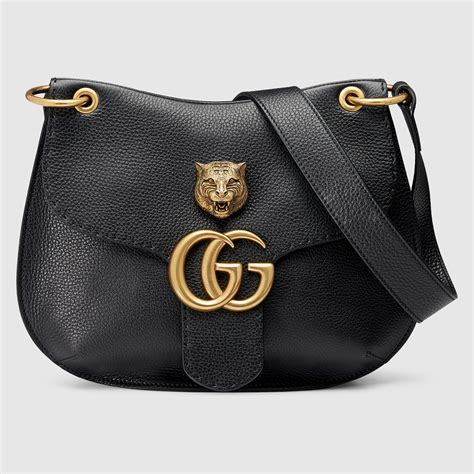 gucci carlino|Gucci leather shoulder bag.